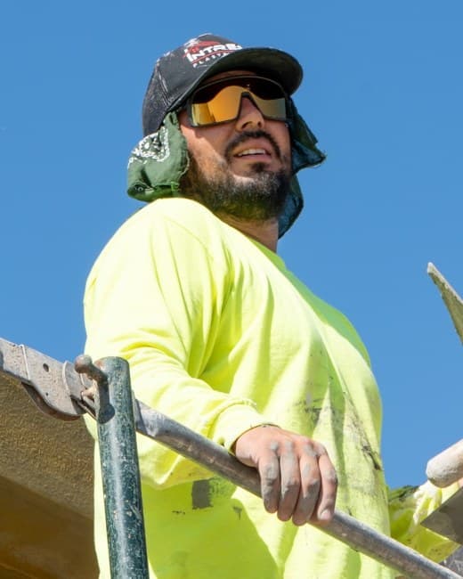 Julio Cruz Jr., co-founder and operations manager at Intrepid Plastering in Bakersfield
